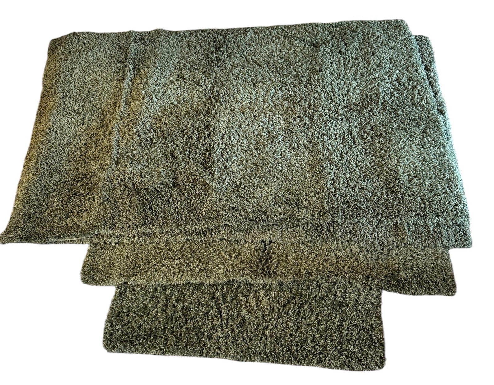 Set of 5 Green Small Rugs