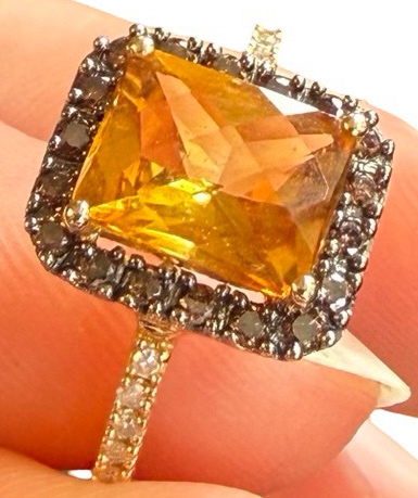 14K Citrine Ring