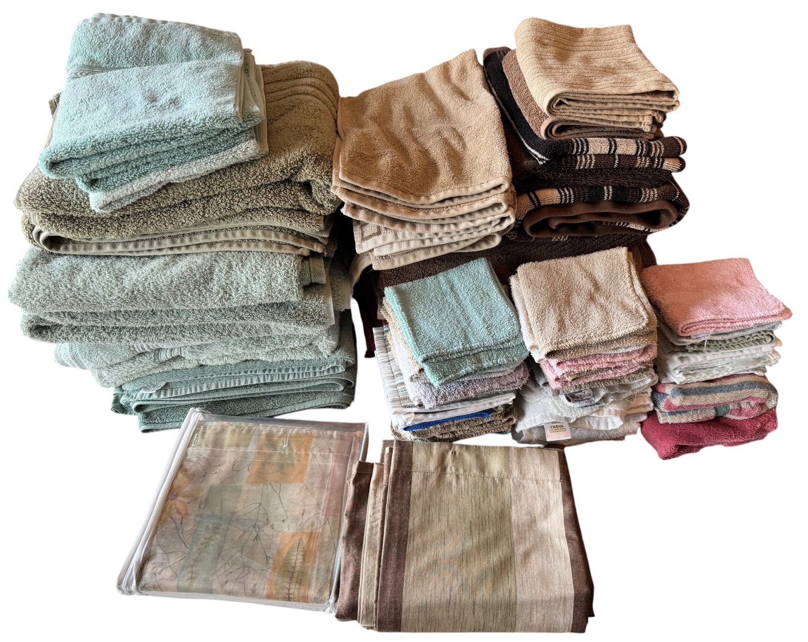 Bath Towels and Shower Curtains