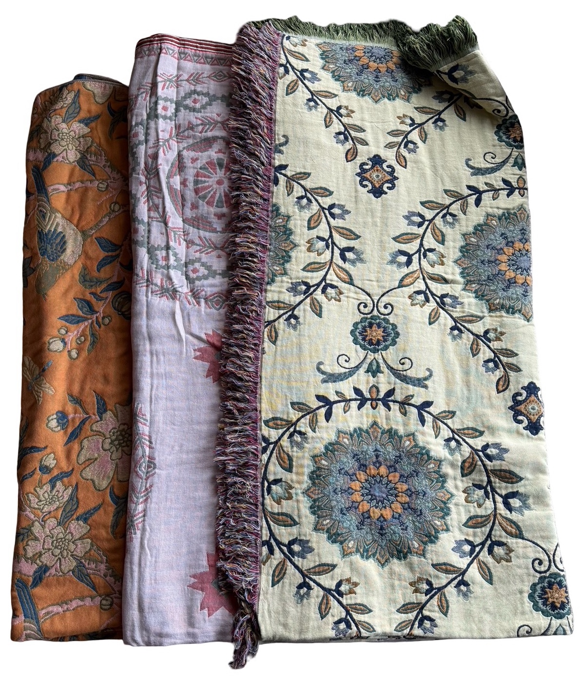 Brand New Patterned Light Weight ThrowTop Blankets