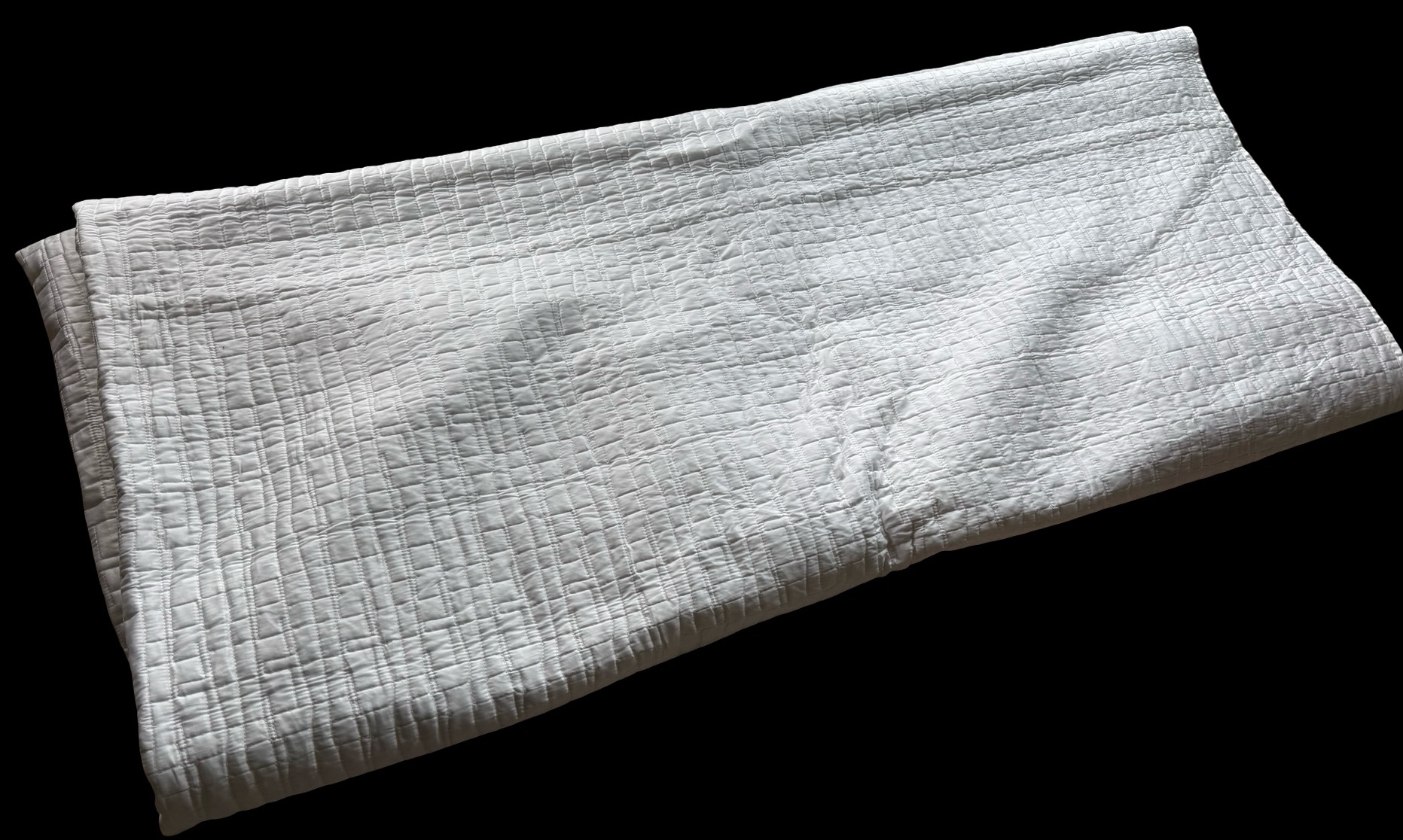King Size White Top Quilt