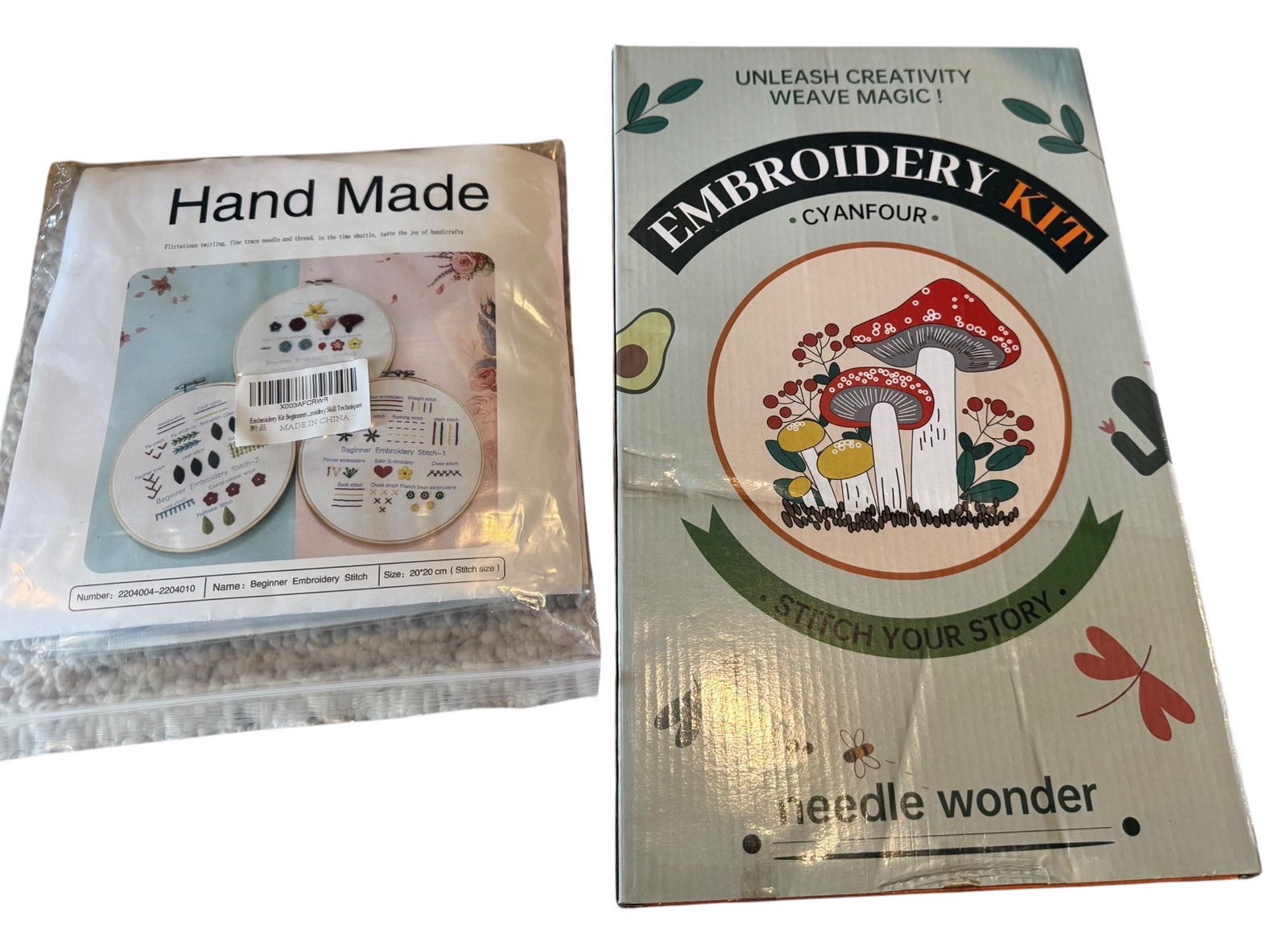 Two New Embroidery Kits