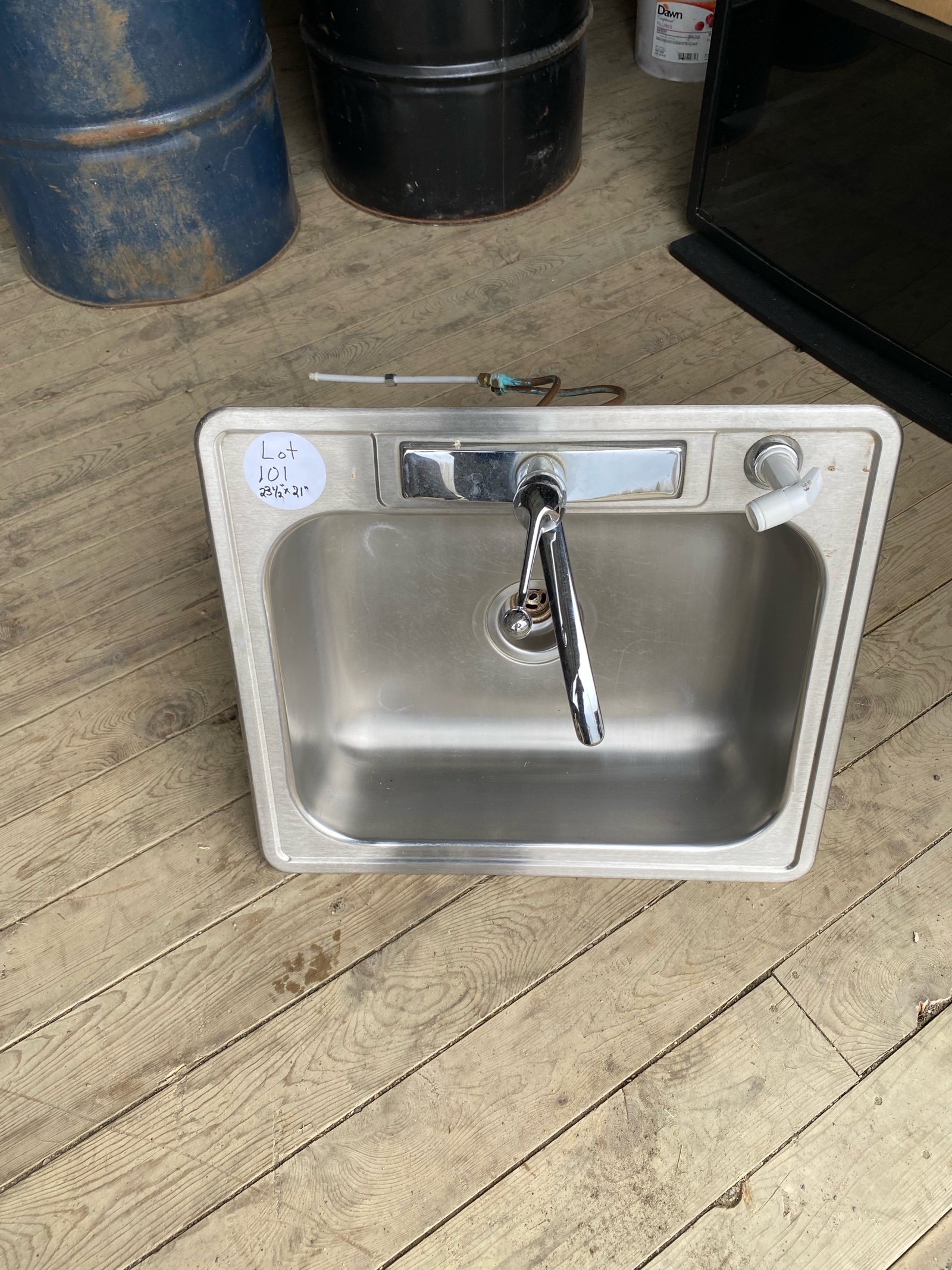 stainless sink