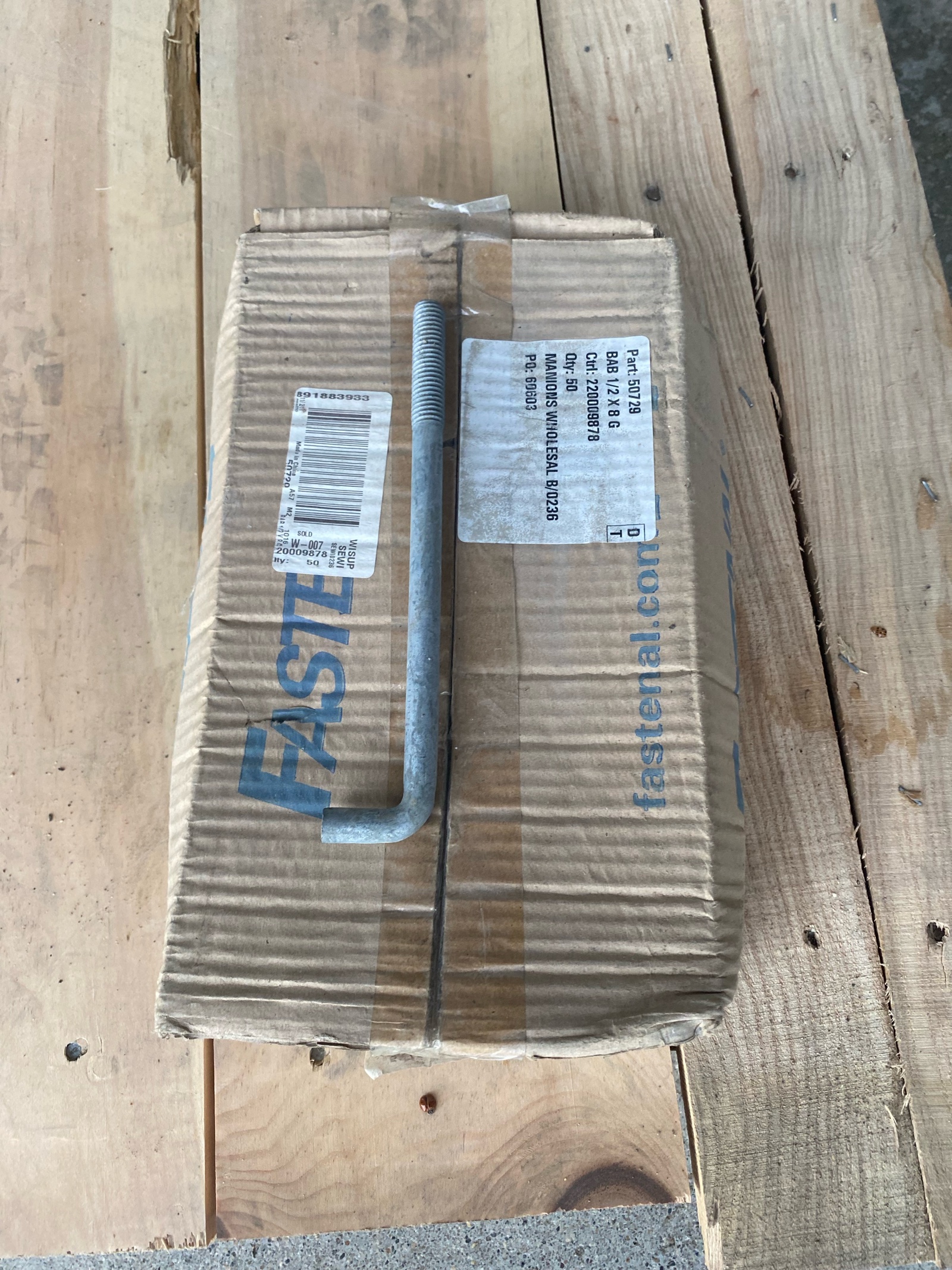 Anchor bolts