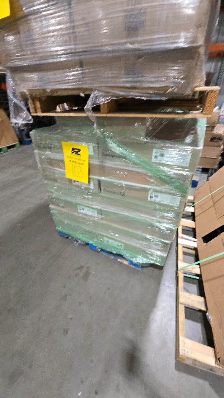 (Pallet lot of 15) 2 ft. x 4 ft. Radar Basic White Square Edge Lay-In Ceiling Tile