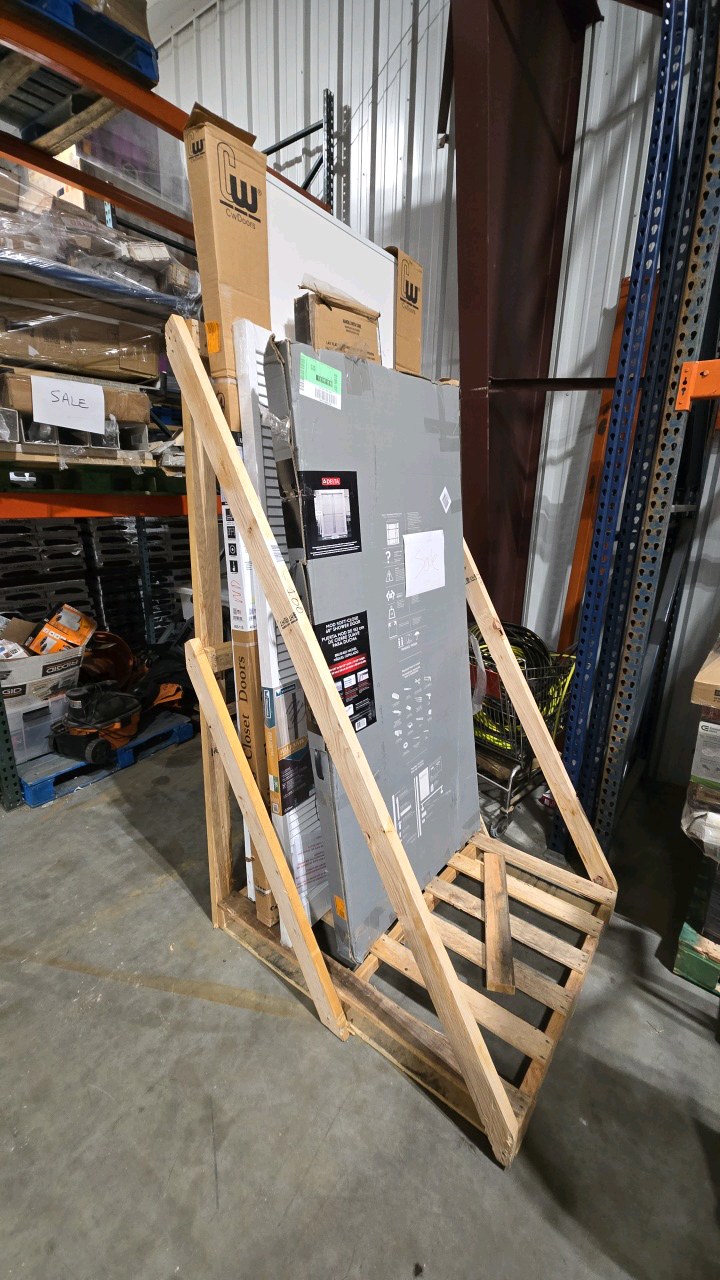 pallet of doors