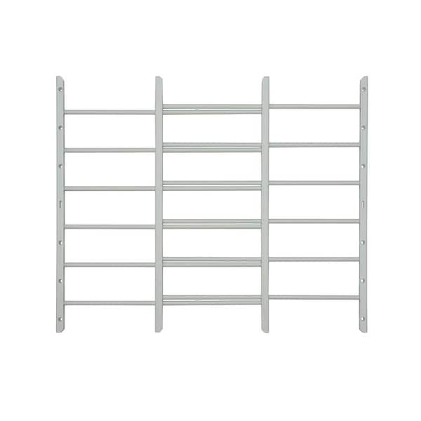 (4)Grisham Awg 6-Bar Window Guard in White