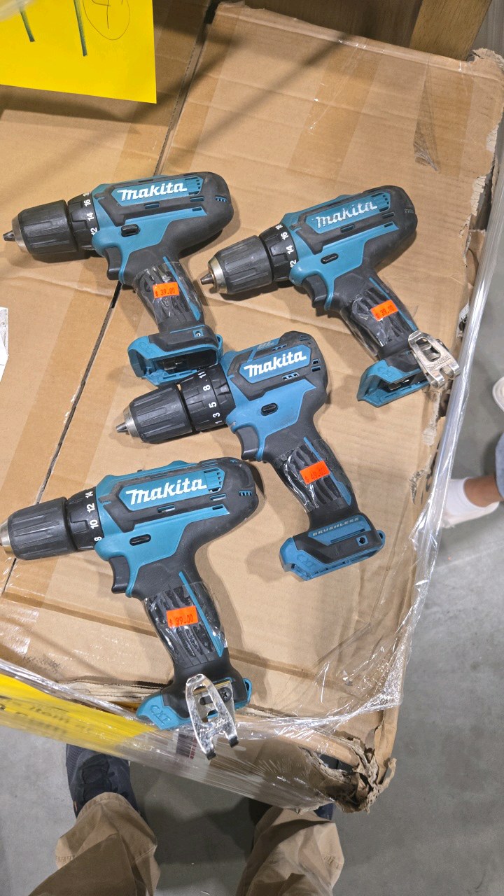 (4) Makita Drills