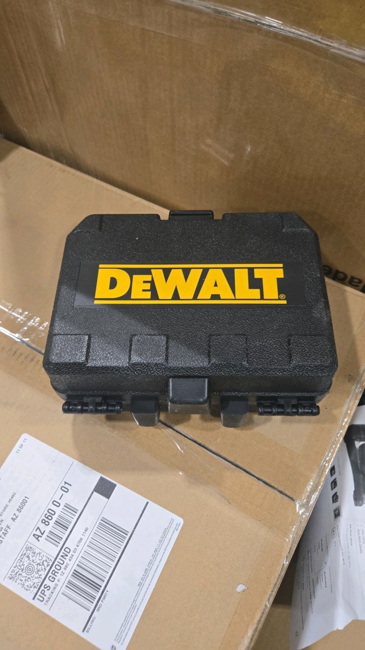 DEWALT 40 ft. Red Self-Leveling Cross Line Laser Level with (2) AA Batteries & Case