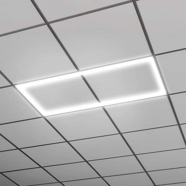 (8) Metalux 2 x 4 ft. Selectable 600045003000 Lumens, Integrated LED, Surround Architectural Slim Frame Panel, 4-Selectable CCT