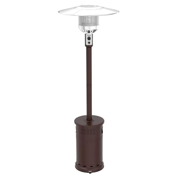 Nexgrill Sundara 48,000 BTU Bronze Propane Standing Patio Heater with Wheels