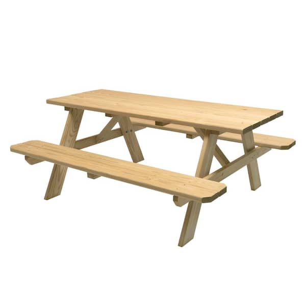 ProWood Homestead 72 in. Outdoor Wood Picnic Table Kit
