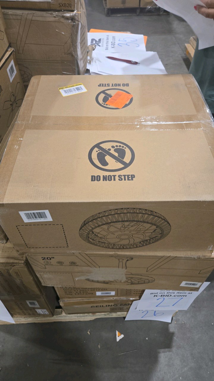 20 brown celing fan with light