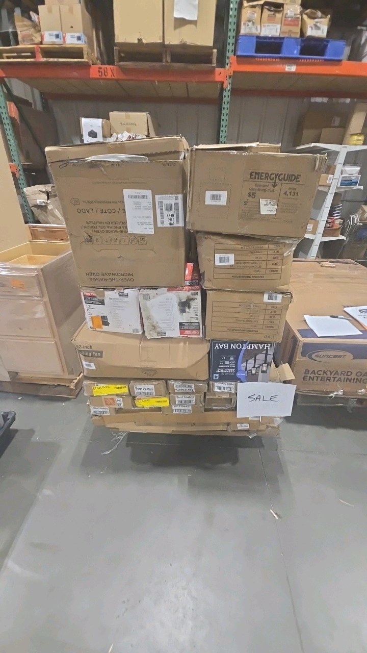 WHOLESALE PALLET LOT OF GENERAL MERCHANDISE