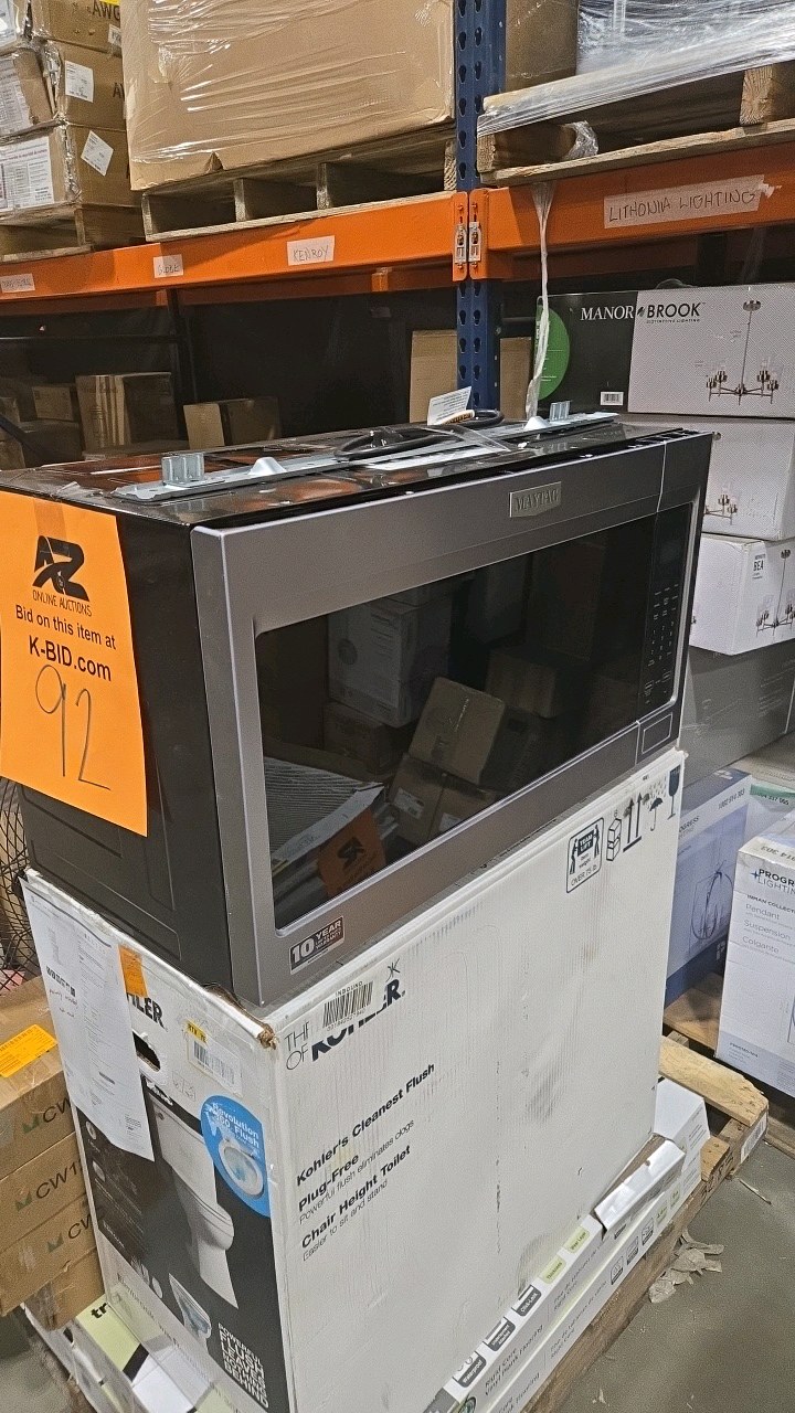 Maytag 30 in. 1.7 cu. ft. Over-the-Range Microwave in Fingerprint Resistant Stainless Steel with Non-Stick Interior Coating