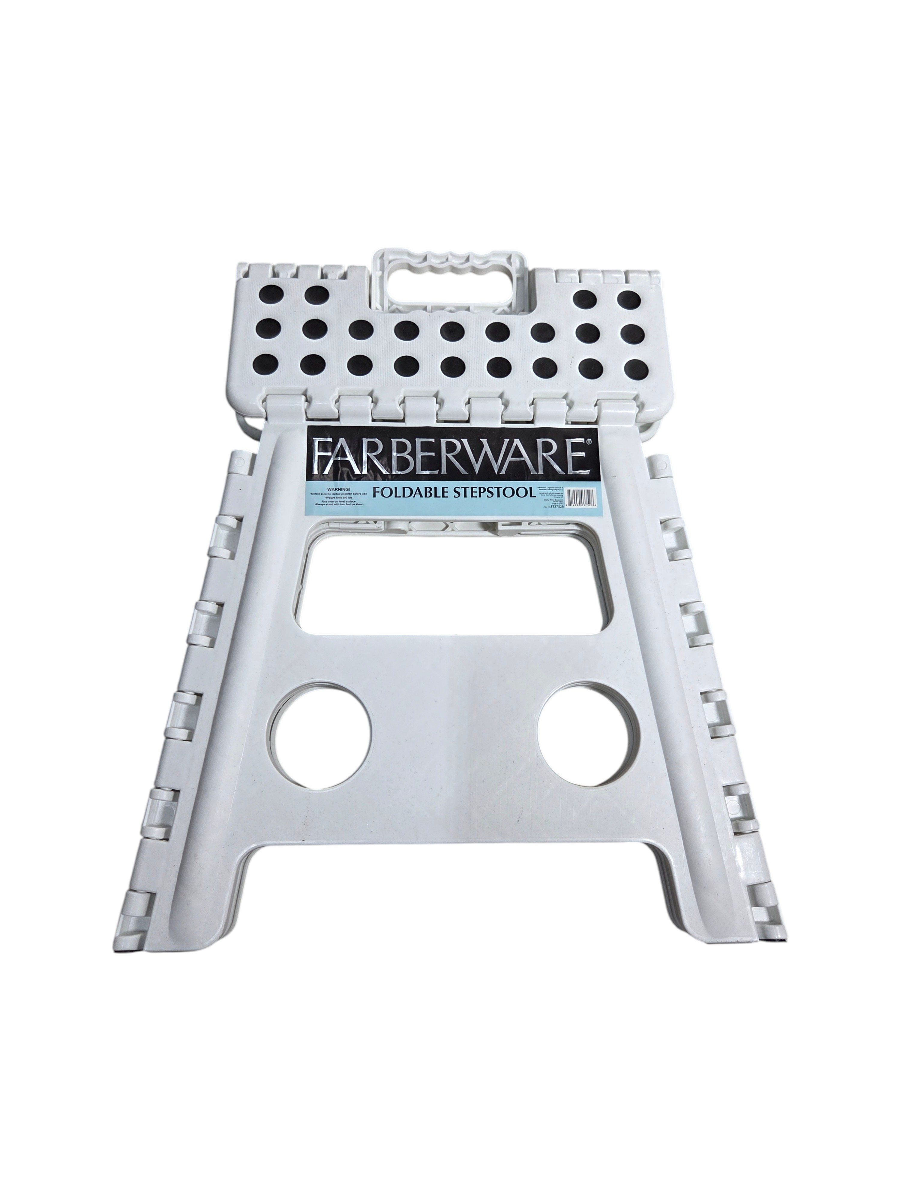 Farberware White Foldable Step Stool