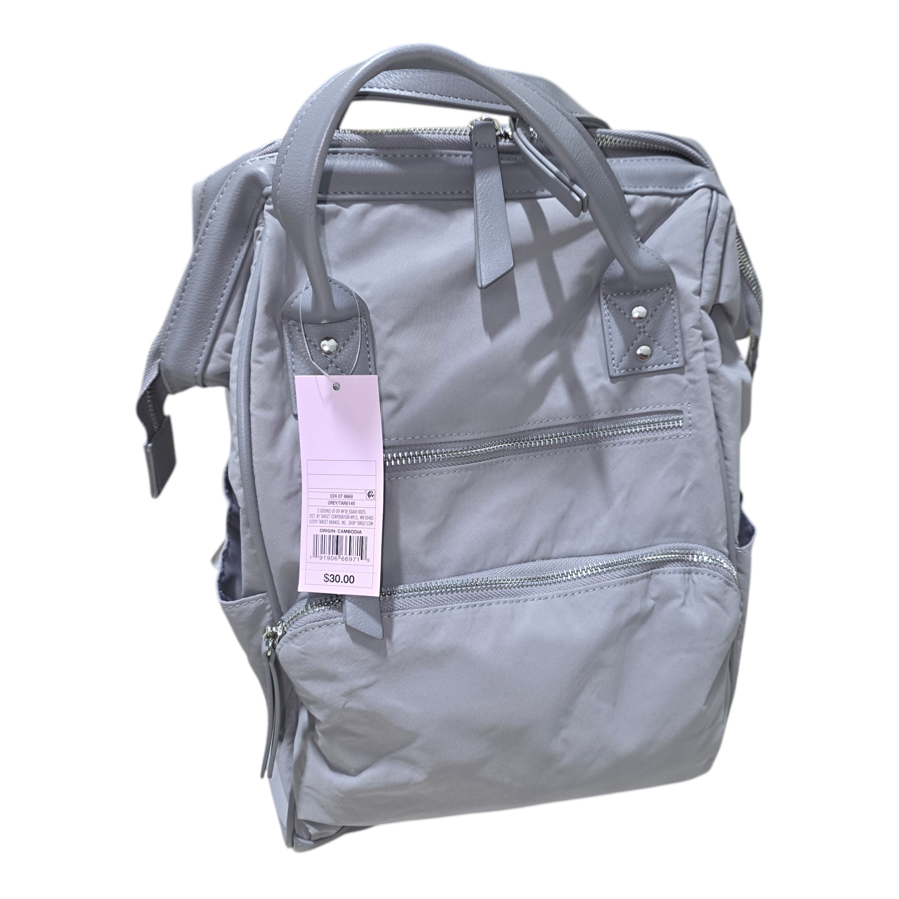 Wild Fable Gray Convertible Backpack Bag - New With Tags, $30 Retail