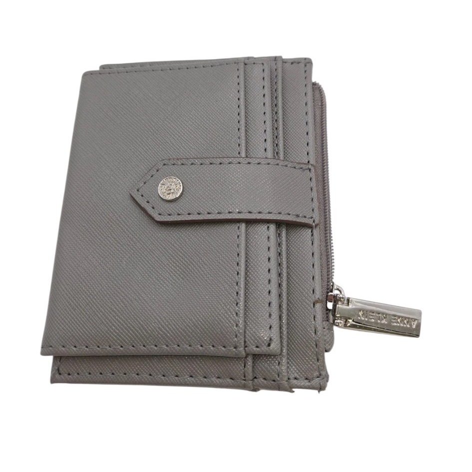 Anne Klein Small Card Case Wallet Sage Green