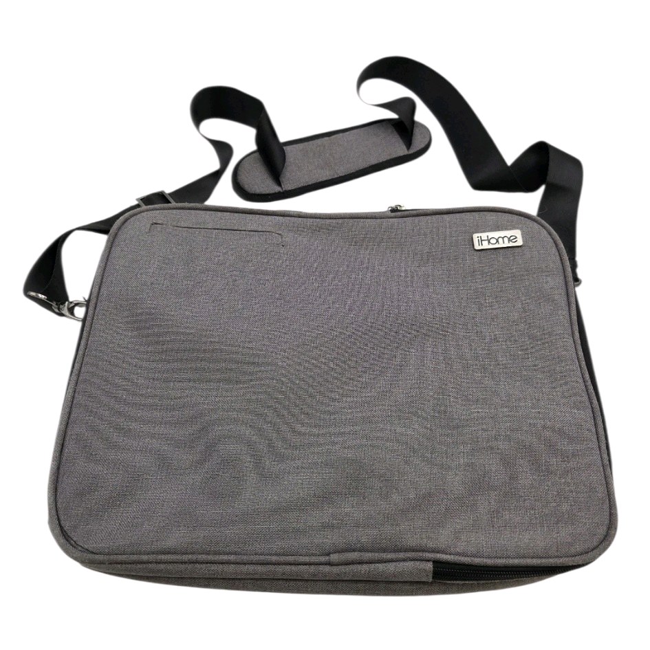 iHome Smart Brief Case Gray 14 Laptop  Tablet Case WSigns Of Wear Sold As-is