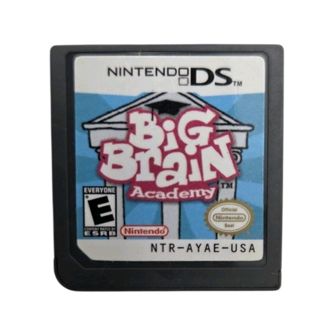 Nintendo DS Big Brain Academy Loose Game Cartridge