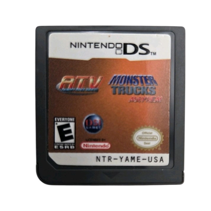 Nintendo DS ATV Monster Trucks Mayhem Loose Game Cartridge