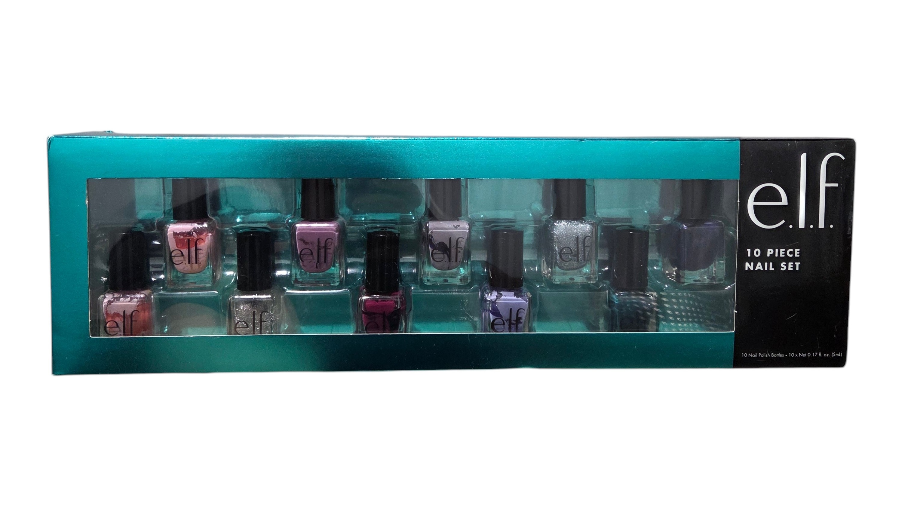 e.l.f. 10 Piece Nail Polish Set - Assorted Colors in Box