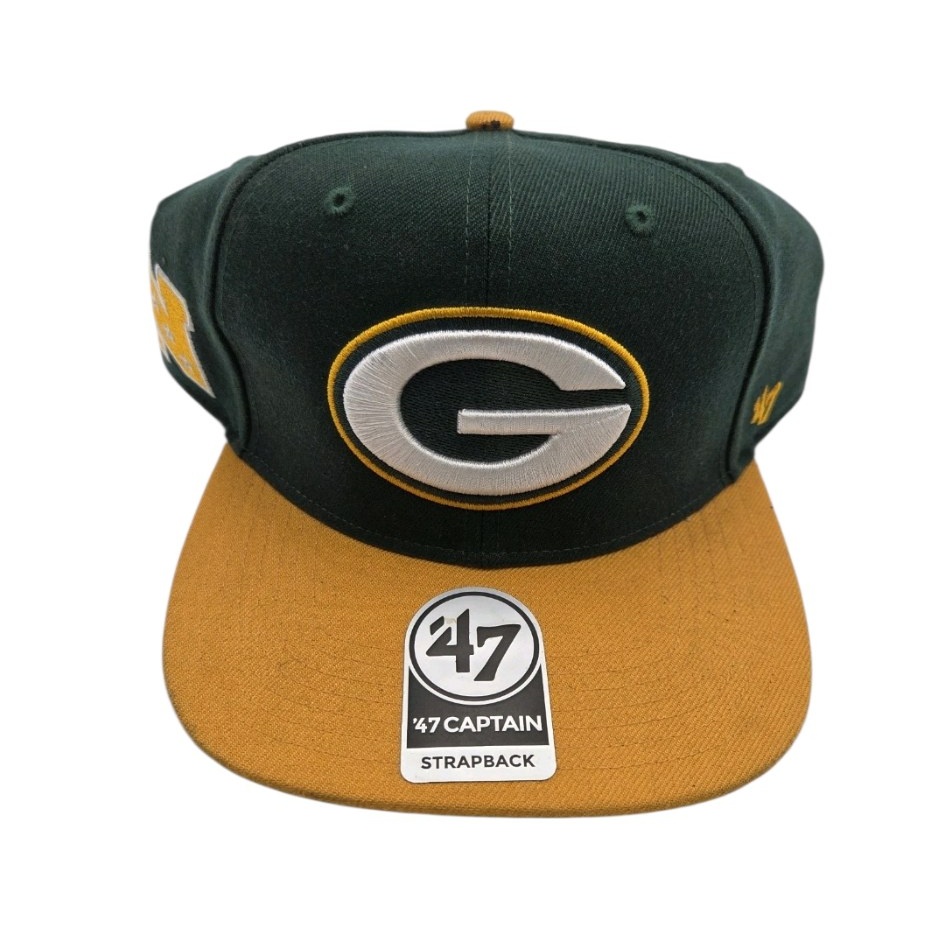 Green Bay Packers Cap Hat - 47 Brand - Strapback NFL