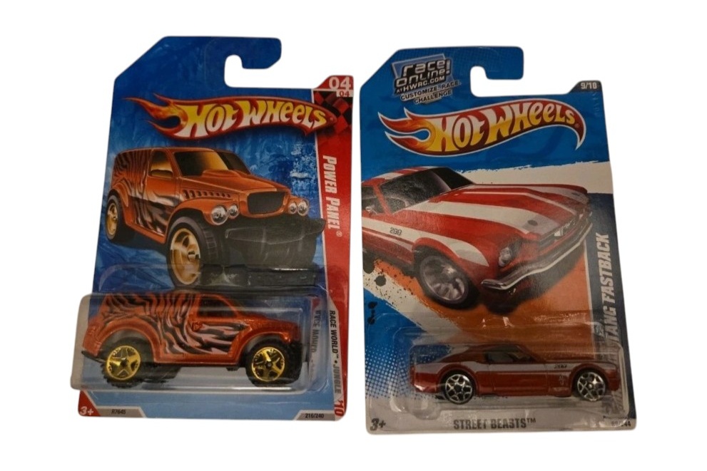 Hot Wheels Lot of Collectible Cars Ford Mustang Fastback And Power Panel Jungle