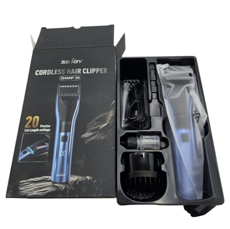 SEJOY Cordless Hair Clipper Sharp 3S Digital Display 20 Cut Length Settings