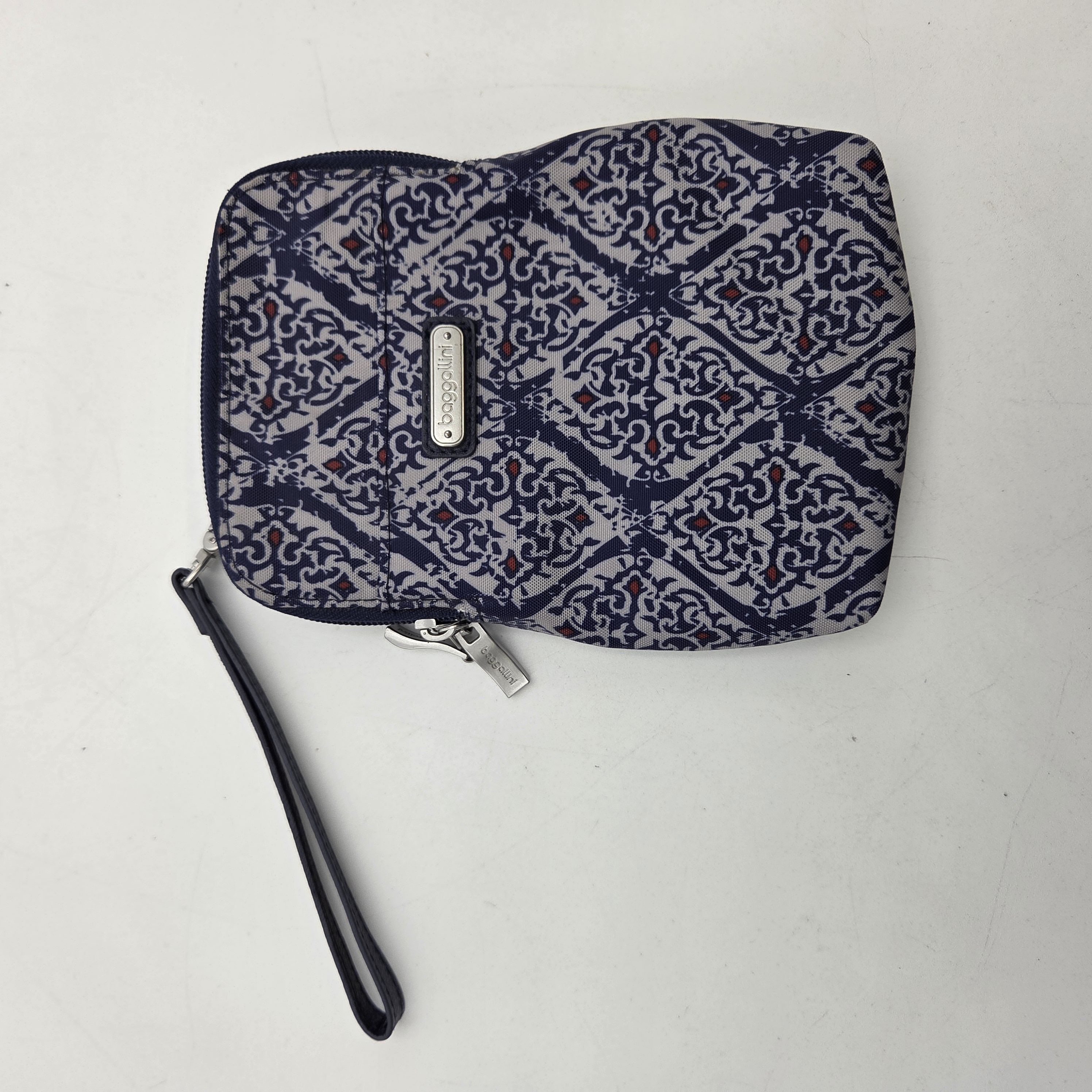 Baggallini Bryant Pouch Wristlet RFID Navy Blue Crossbody Travel Bag