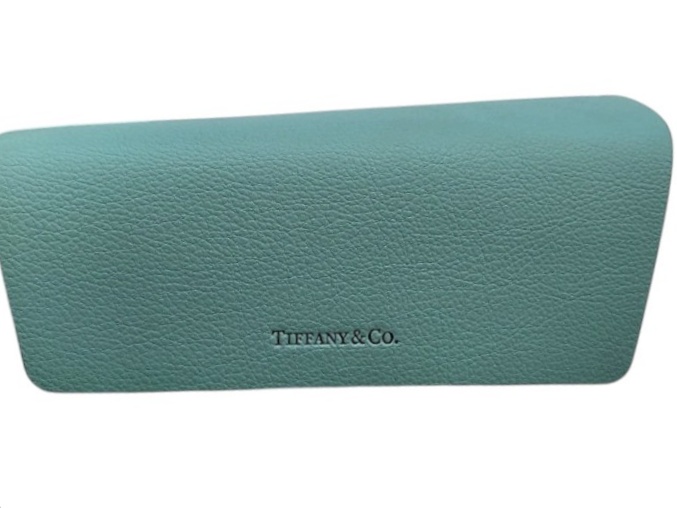 Tiffany & Co. Soft Eyeglass  Sunglasses Case  Teal Magnetic Closure