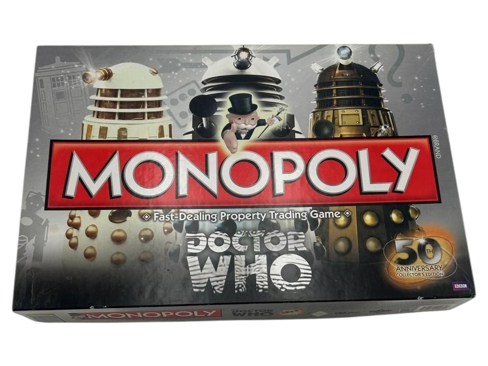 Doctor Who Monopoly 50th Anniversary Collectors Edition Board Game Collectible