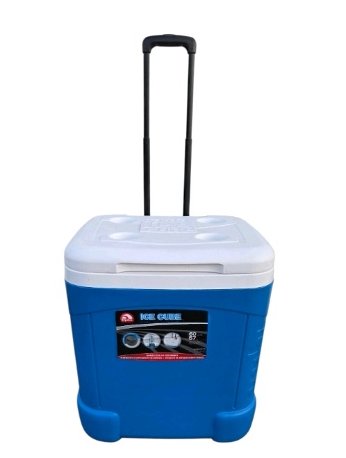Igloo Ice Cube 60 Qt Rolling Cooler with Telescoping Handle