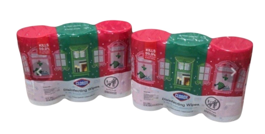 Two 3-pack Clorox Disinfecting Wipes Lot