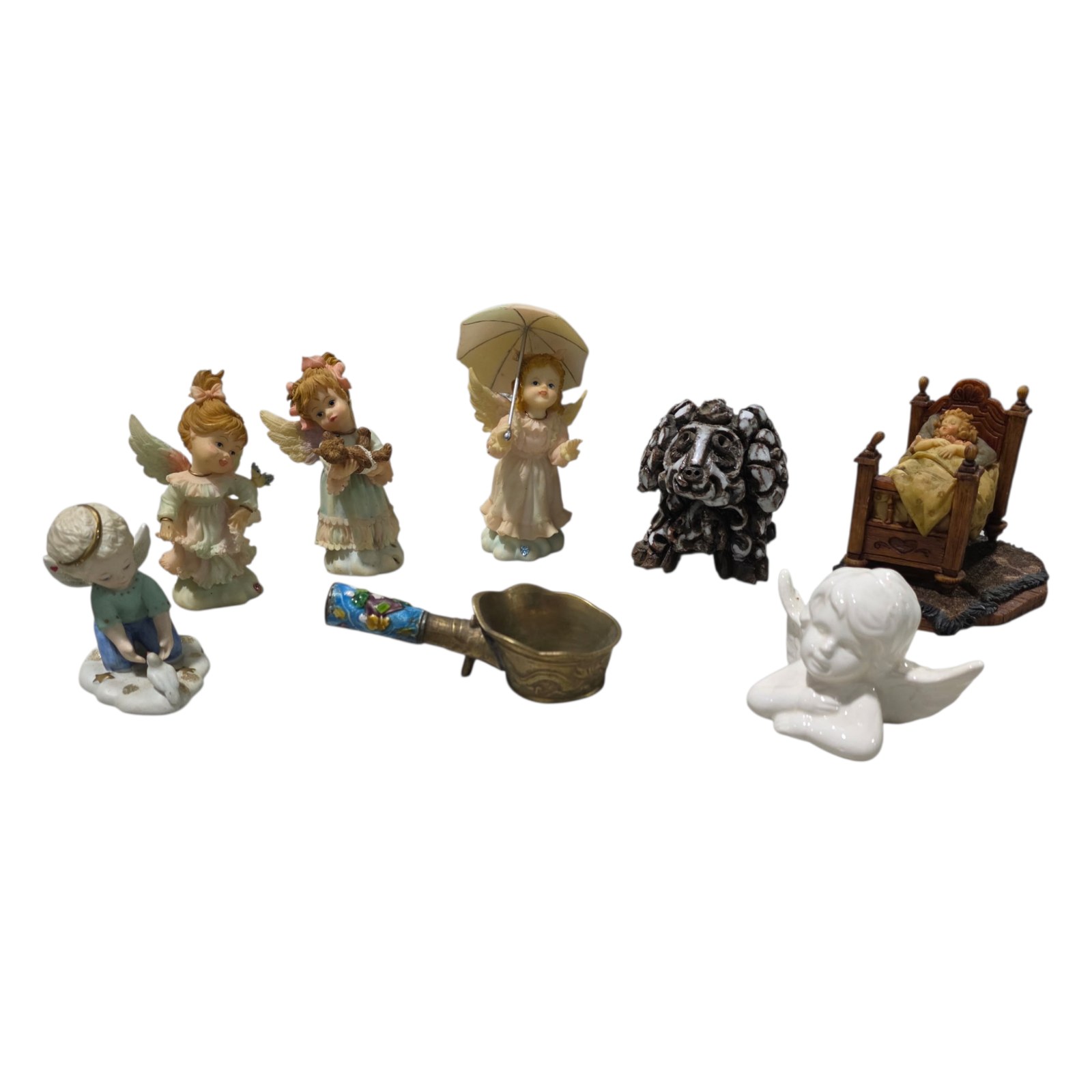 Mixed Angel, Cherub & Decorative Figurine Lot