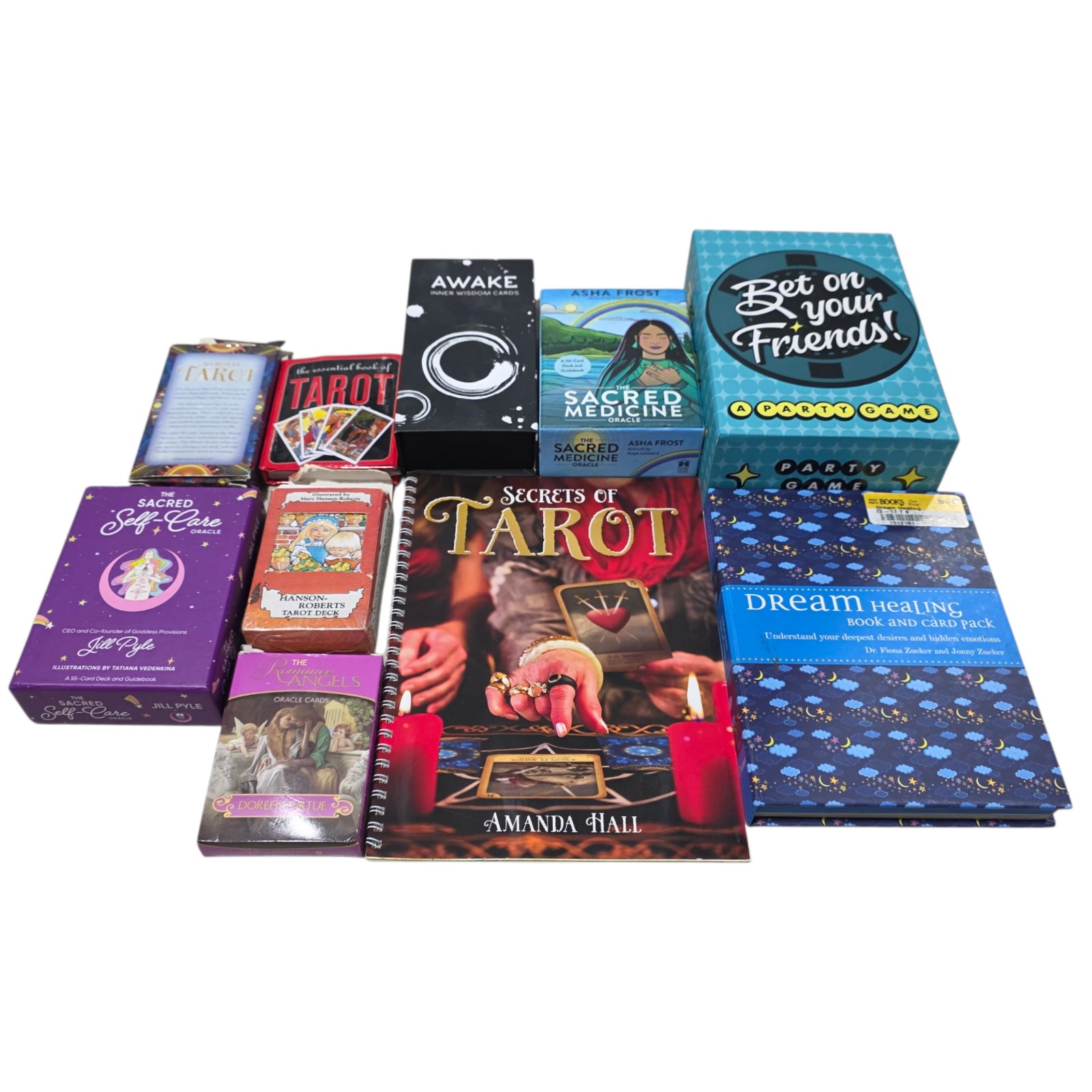 Tarot, Oracle, Dream Healing & Party Game BookCard Lot