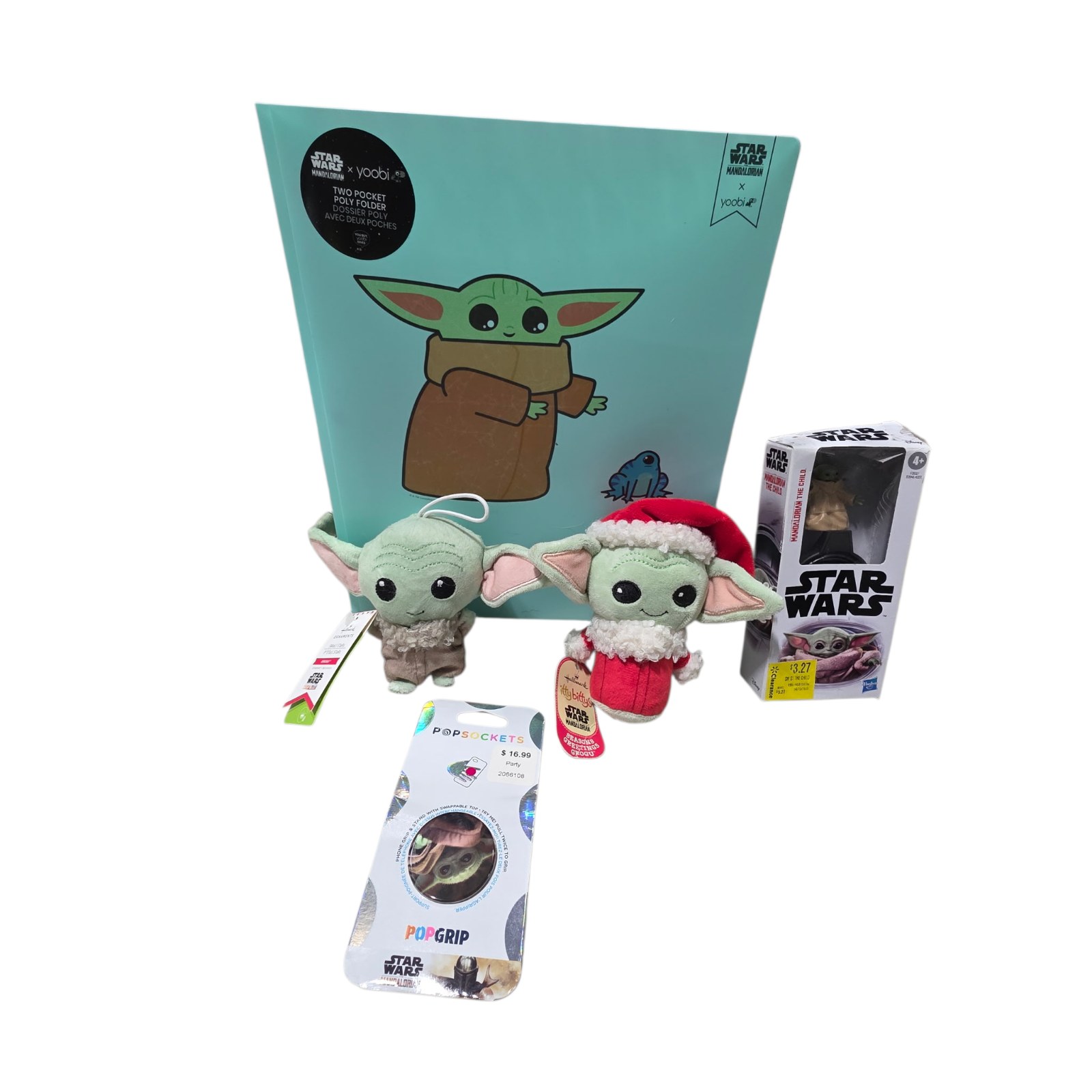 Star Wars Grogu Mandalorian Toy & Accessory Lot