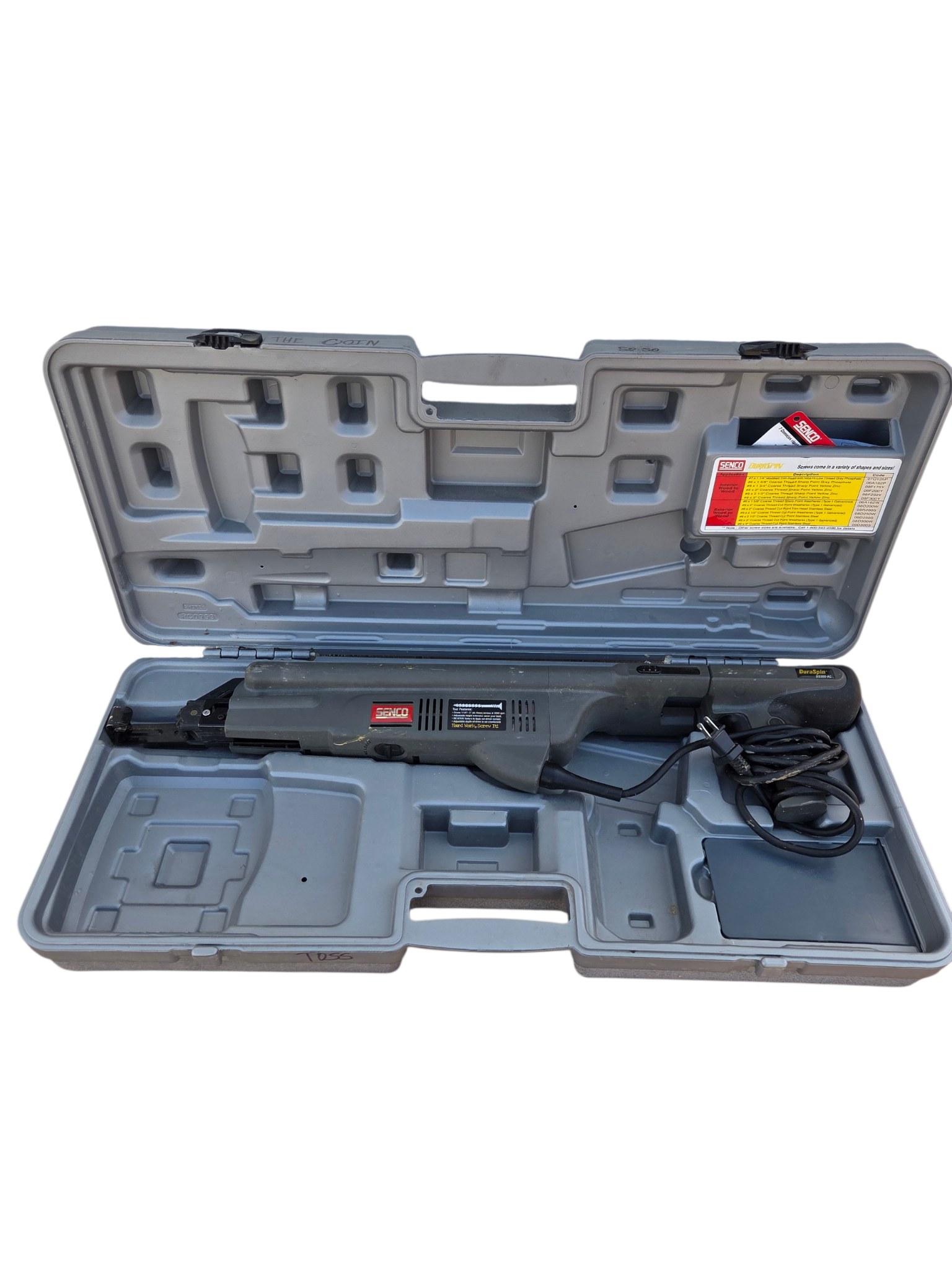 Senco DuraSpin Corded Screw Fastening Tool with Hard Case