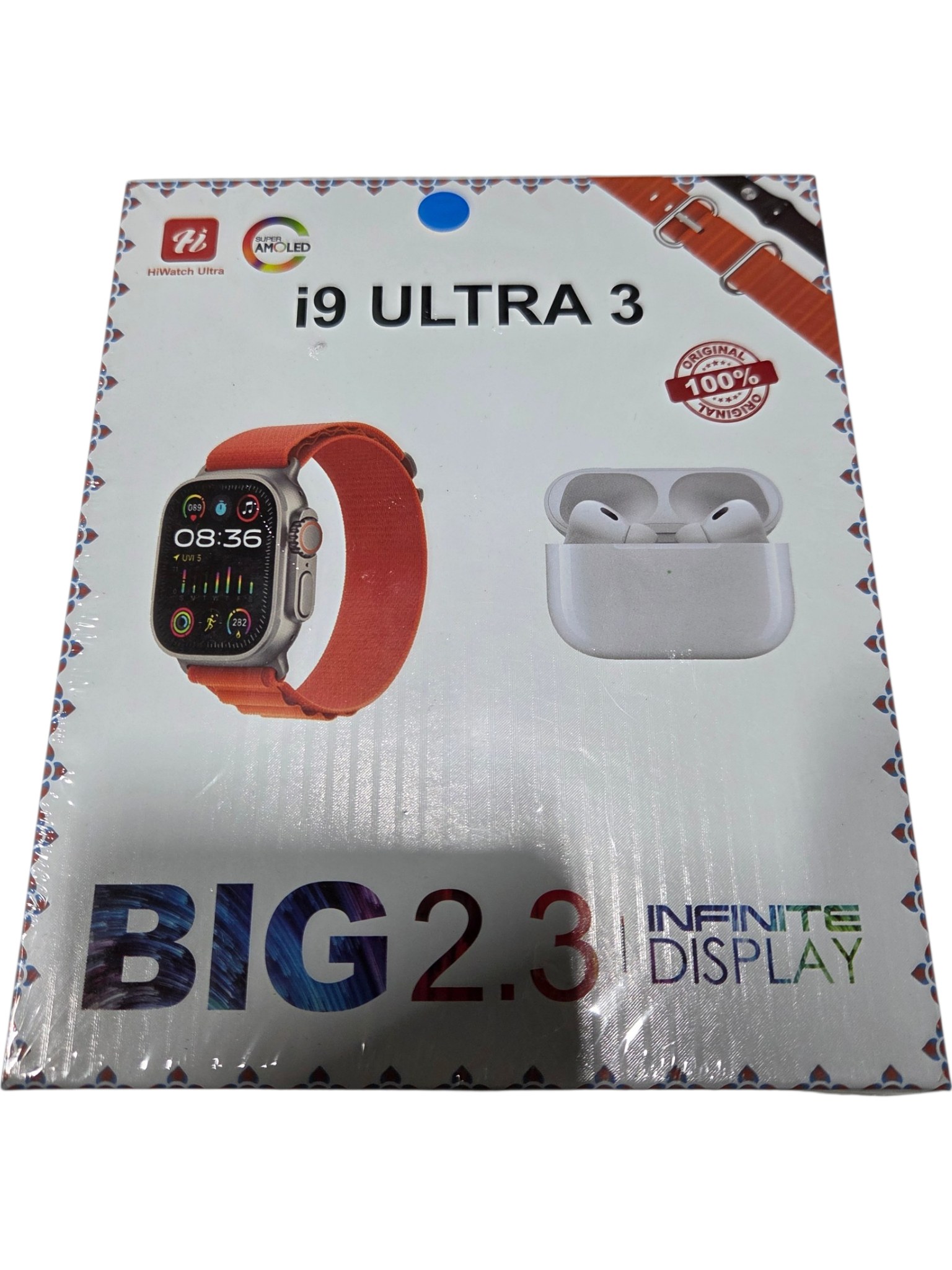 i9 Ultra 3 Smart Watch & Wireless Earbud Set