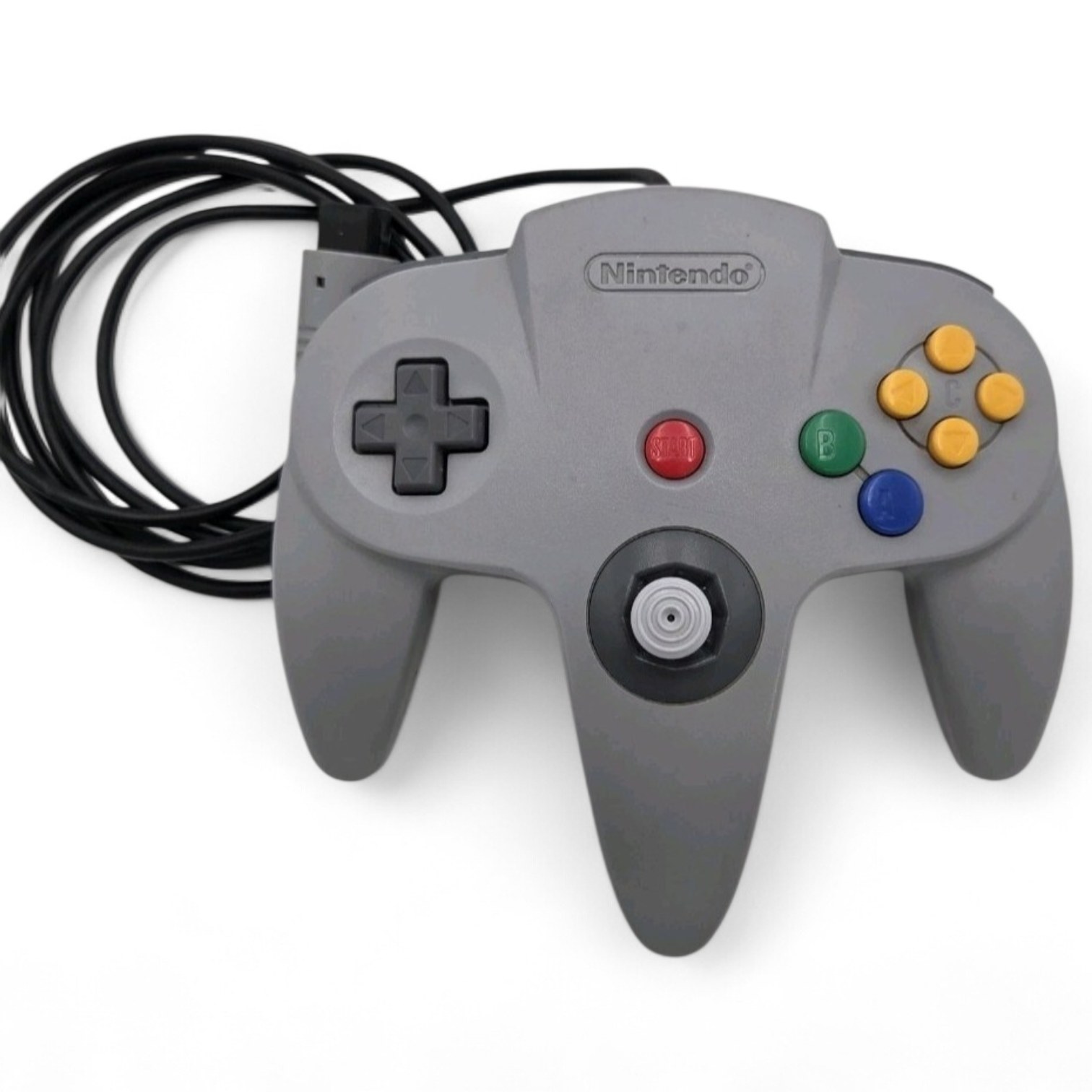 Nintendo 64 Solid Gray Controller NUS-005 Official N64 OEM Untested