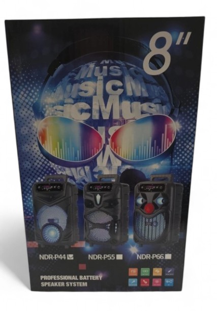 Wireless Speaker with FM Radio & LED Light Display New in Box