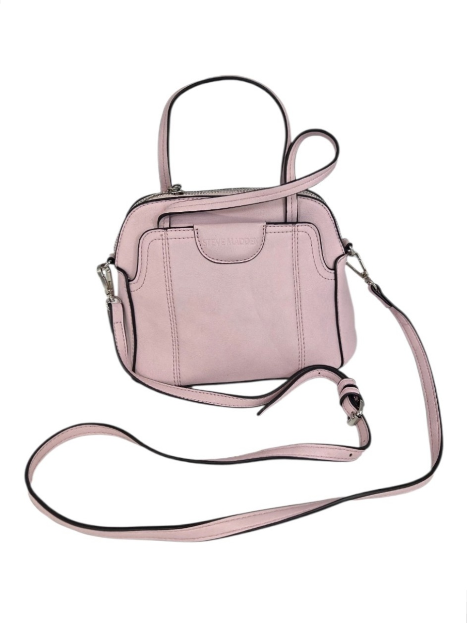 Steve Madden Pink Crossbody Purse with Adjustable Strap