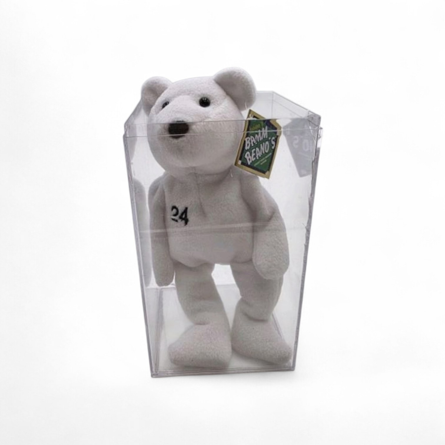 Salvinos Bamm Beanos Tino Martinez #24 August 1998 Collectible Bear Toy