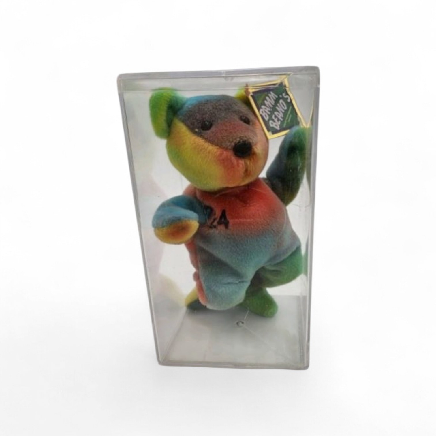 Ken Griffey Jr Bamm Beanos 1998 Tie Dye Plush Bear Salvinos New #24