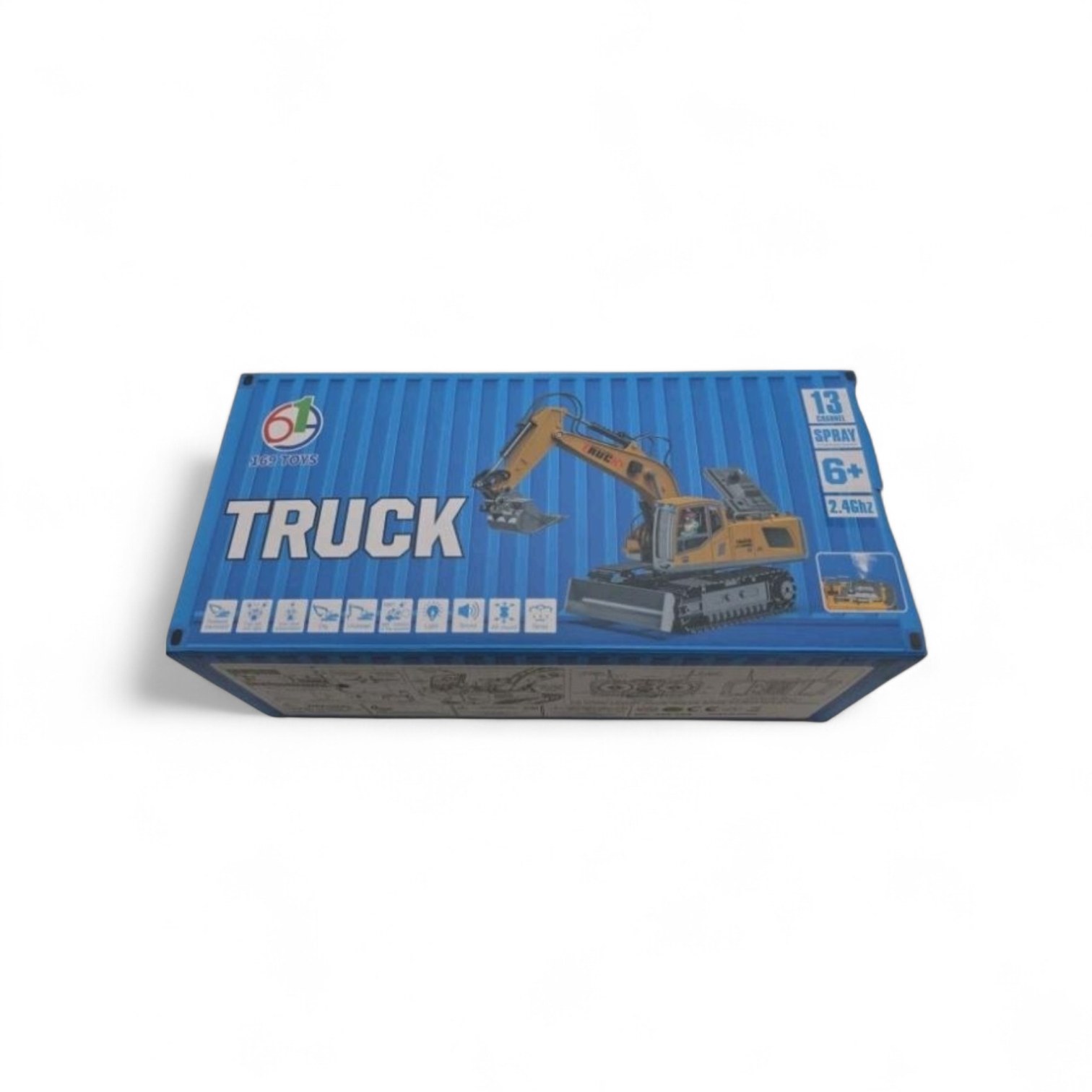 Remote Control Alloy Spray Excavator 13 Channel RC Truck