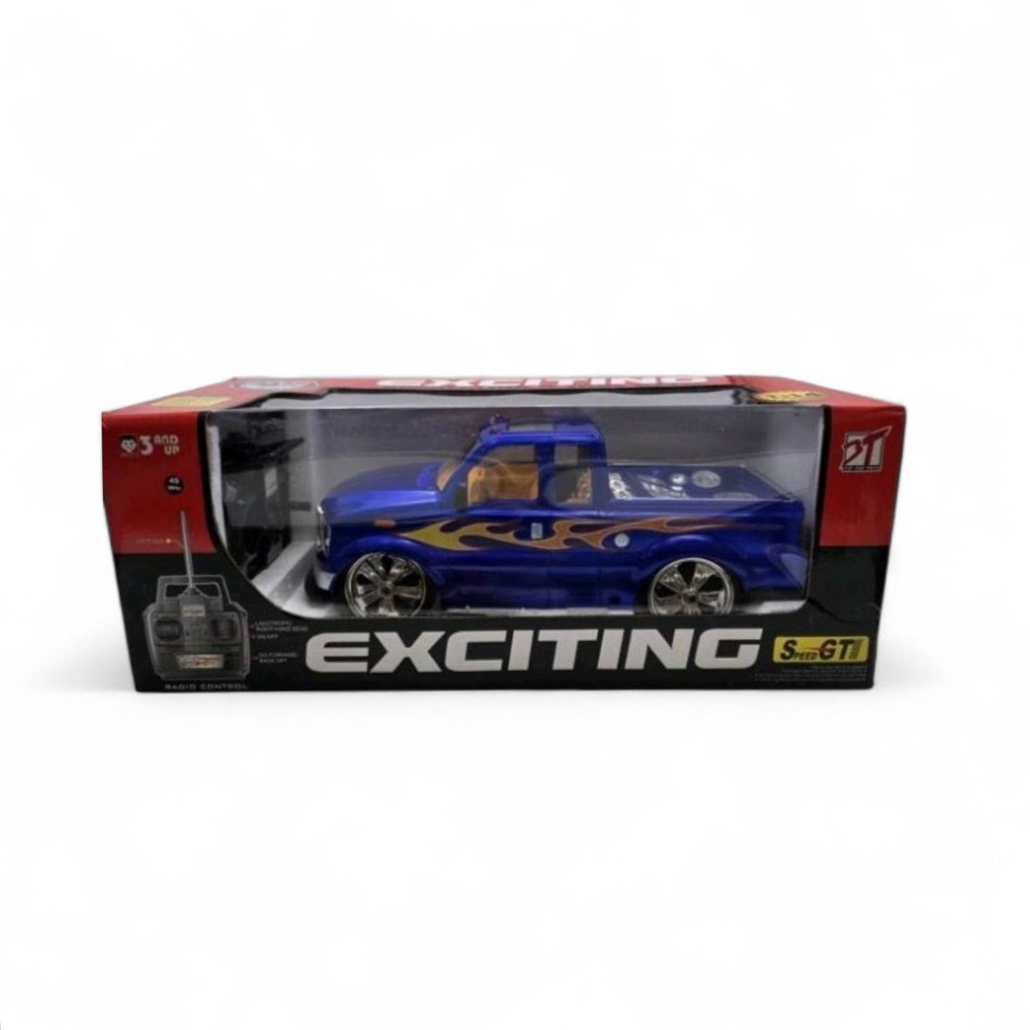 Exciting Speed GTI RC Pickup Truck 3T Toys Blue Simulating A True Style