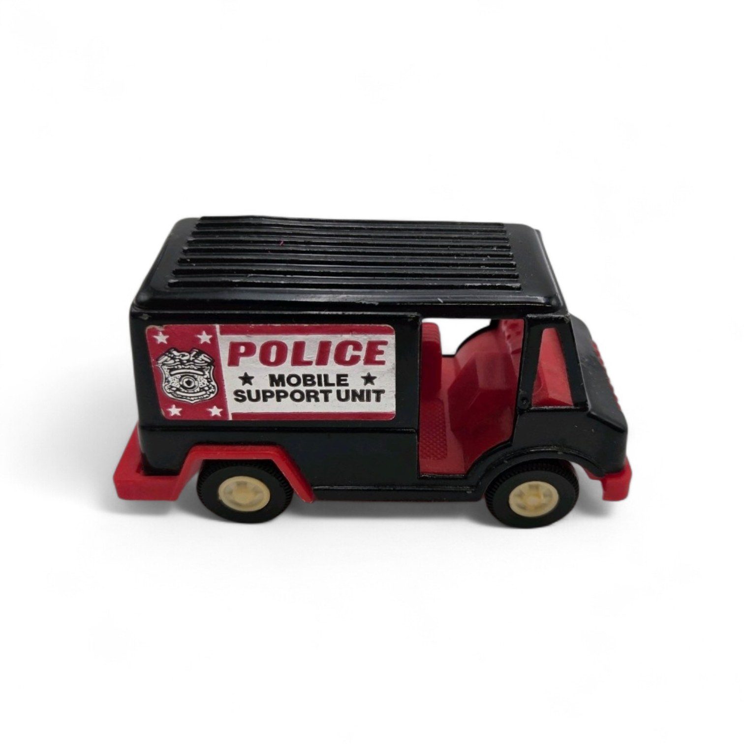 Vintage Tootsietoy 1970 Diecast Police Mobile Support Unit Panel Truck 4 Inches