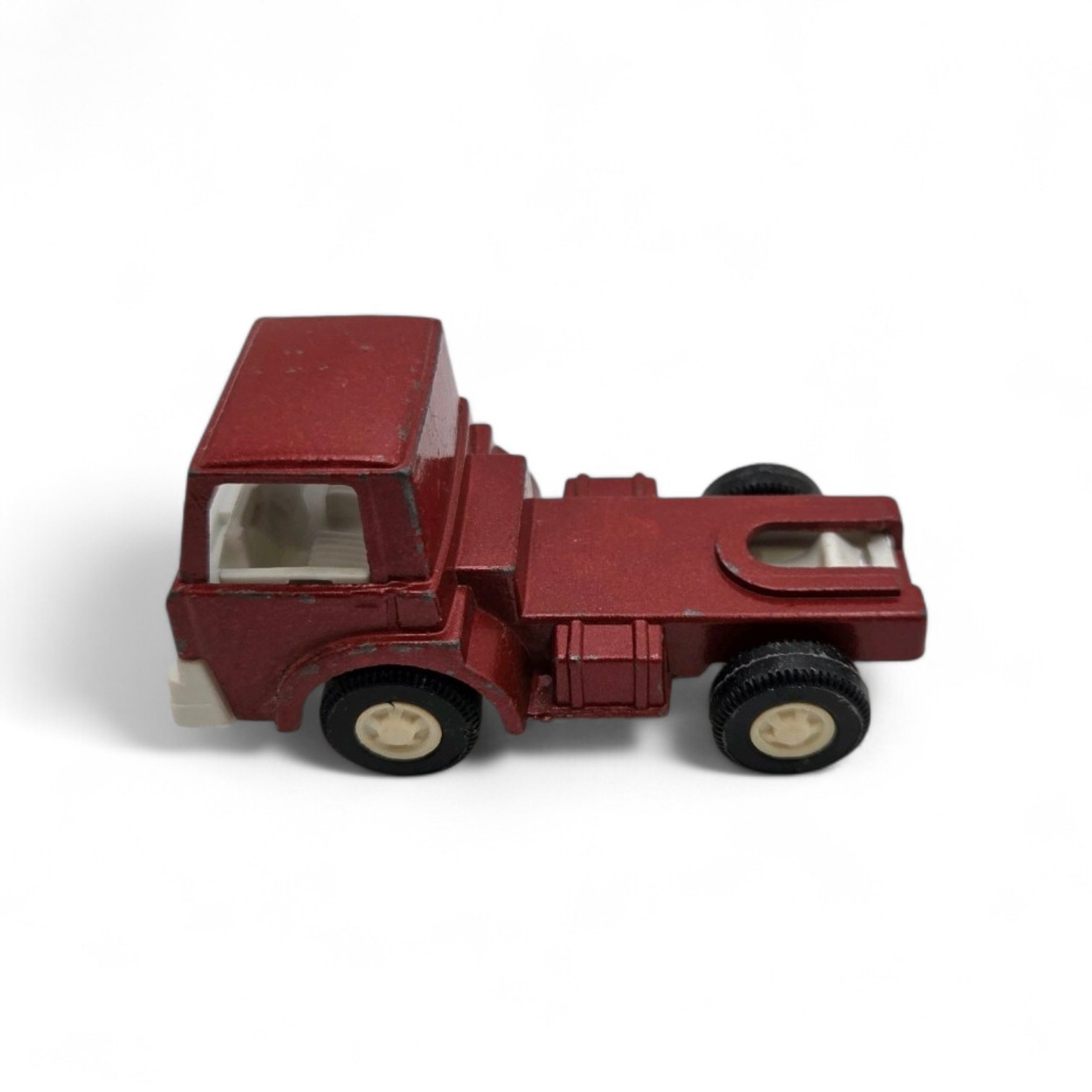 Tootsie Toy 1970 Red Semi Truck Tractor 3.3 Inches Diecast Collectible Vehicle