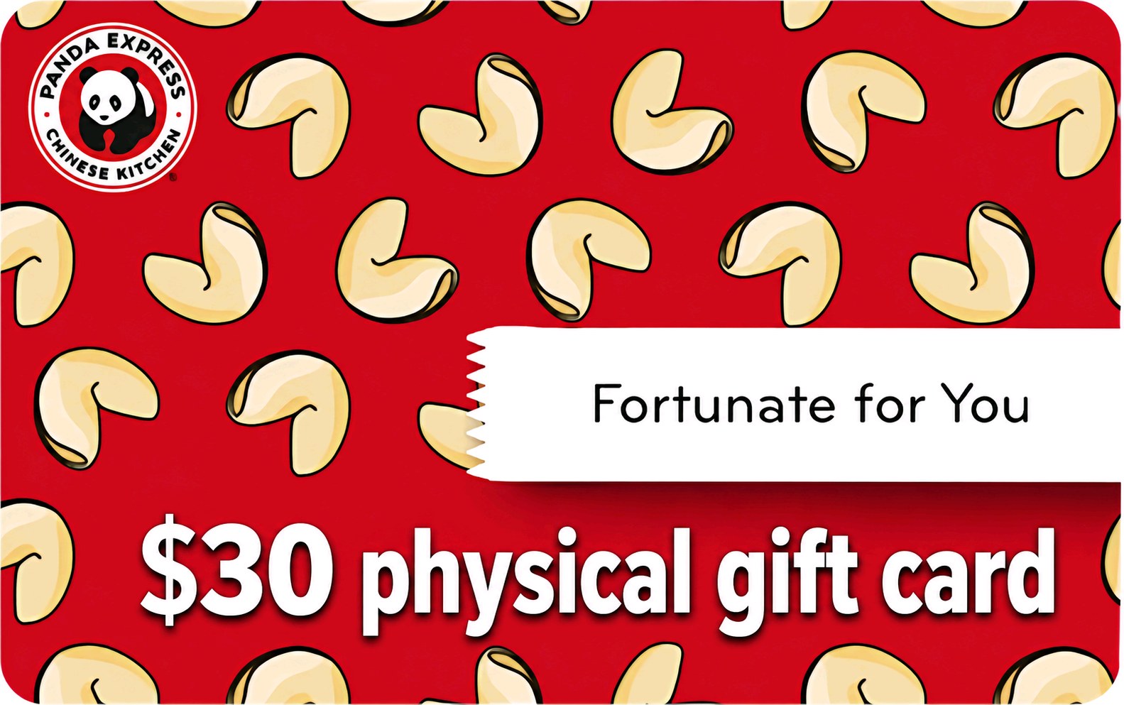 $30 Panda Express Physical Gift Card