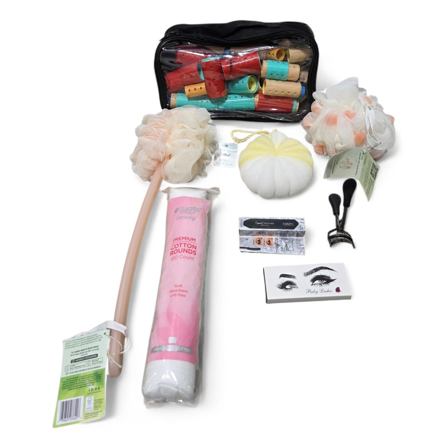 Mixed Hair Roller, Beauty Accessory & Decorative Pumpkin Lot